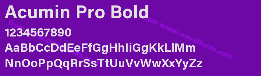 Acumin Pro BoldPreview Acumin Pro BoldPreview