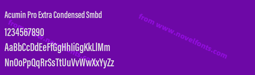 Acumin Pro Extra Condensed SmbdPreview Acumin Pro Extra Condensed SmbdPreview