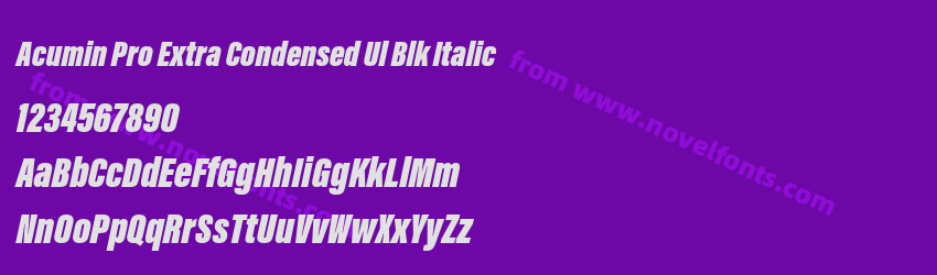 Acumin Pro Extra Condensed Ul Blk ItalicPreview Acumin Pro Extra Condensed Ul Blk ItalicPreview