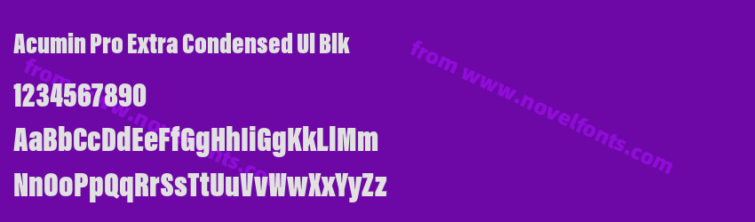 Acumin Pro Extra Condensed Ul BlkPreview Acumin Pro Extra Condensed Ul BlkPreview