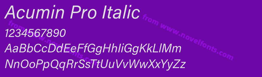 Acumin Pro ItalicPreview Acumin Pro ItalicPreview