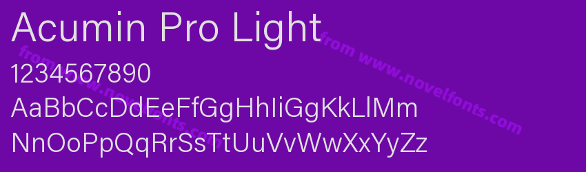 Acumin Pro LightPreview Acumin Pro LightPreview