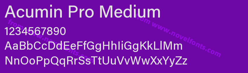 Acumin Pro MediumPreview Acumin Pro MediumPreview