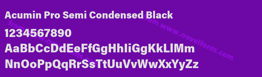 Acumin Pro Semi Condensed BlackPreview Acumin Pro Semi Condensed BlackPreview