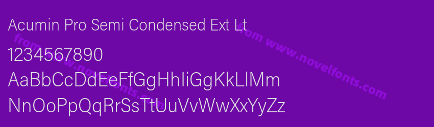 Acumin Pro Semi Condensed Ext LtPreview Acumin Pro Semi Condensed Ext LtPreview