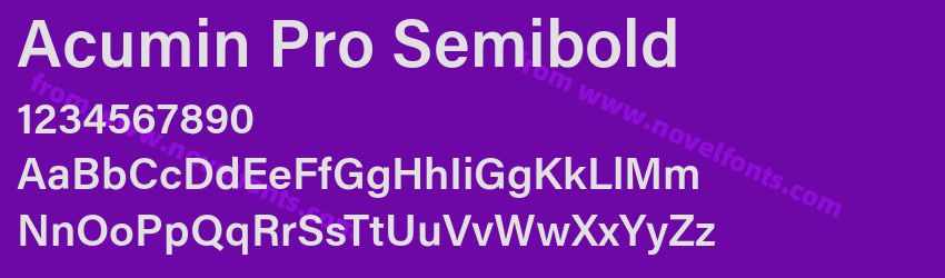 Acumin Pro SemiboldPreview Acumin Pro SemiboldPreview