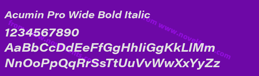Acumin Pro Wide Bold ItalicPreview Acumin Pro Wide Bold ItalicPreview