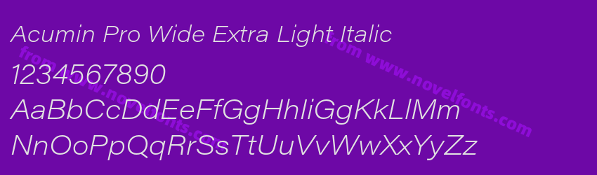 Acumin Pro Wide Extra Light ItalicPreview Acumin Pro Wide Extra Light ItalicPreview