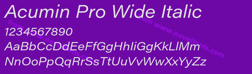 Acumin Pro Wide ItalicPreview Acumin Pro Wide ItalicPreview
