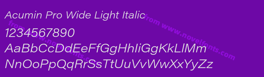 Acumin Pro Wide Light ItalicPreview Acumin Pro Wide Light ItalicPreview