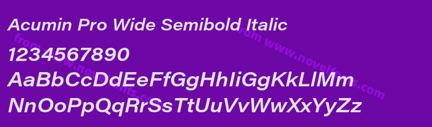 Acumin Pro Wide Semibold ItalicPreview Acumin Pro Wide Semibold ItalicPreview