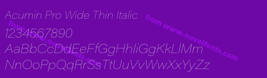 Acumin Pro Wide Thin ItalicPreview Acumin Pro Wide Thin ItalicPreview
