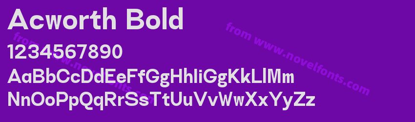 Acworth BoldPreview Acworth BoldPreview