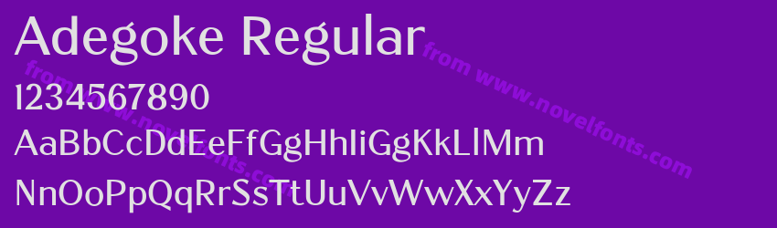 Adegoke RegularPreview Adegoke RegularPreview