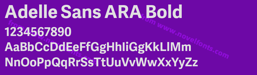 Adelle Sans ARA BoldPreview Adelle Sans ARA BoldPreview