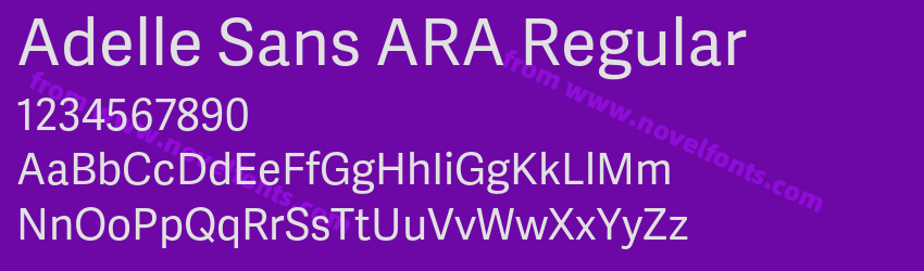Adelle Sans ARA RegularPreview Adelle Sans ARA RegularPreview