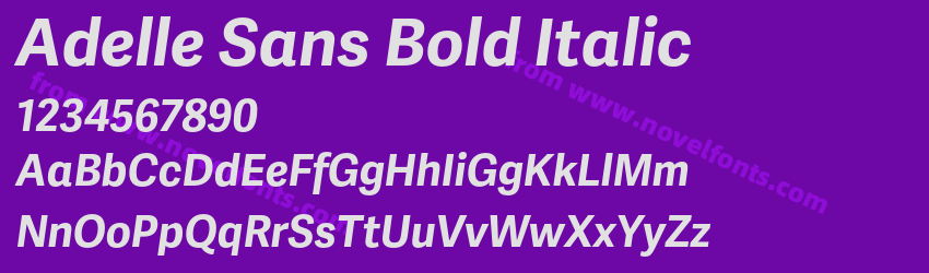 Adelle Sans Bold ItalicPreview Adelle Sans Bold ItalicPreview