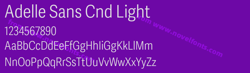Adelle Sans Cnd LightPreview