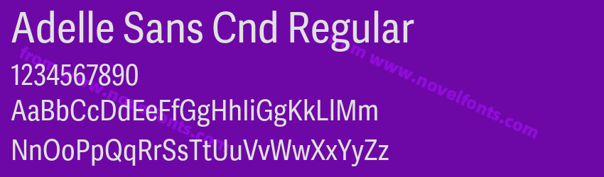 Adelle Sans Cnd RegularPreview Adelle Sans Cnd RegularPreview
