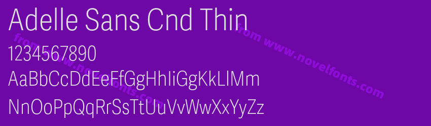 Adelle Sans Cnd ThinPreview Adelle Sans Cnd ThinPreview