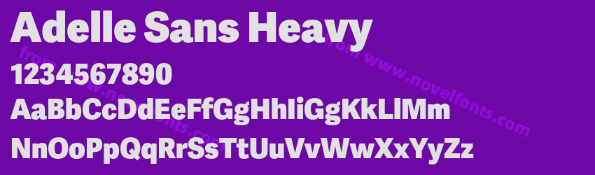 Adelle Sans HeavyPreview
