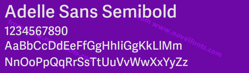 Adelle Sans SemiboldPreview Adelle Sans SemiboldPreview
