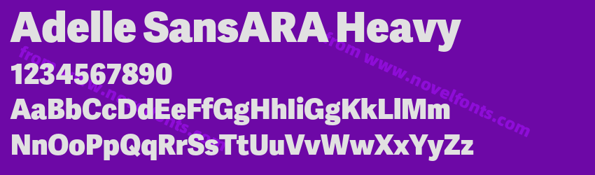 Adelle SansARA HeavyPreview Adelle SansARA HeavyPreview