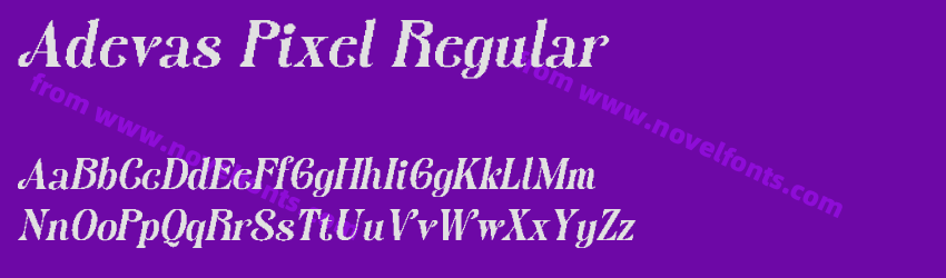 Adevas Pixel RegularPreview Adevas Pixel RegularPreview