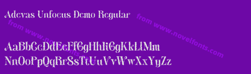 Adevas Unfocus Demo RegularPreview Adevas Unfocus Demo RegularPreview