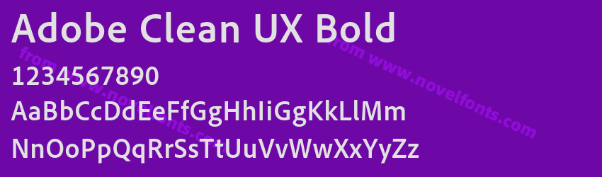Adobe Clean UX BoldPreview Adobe Clean UX BoldPreview