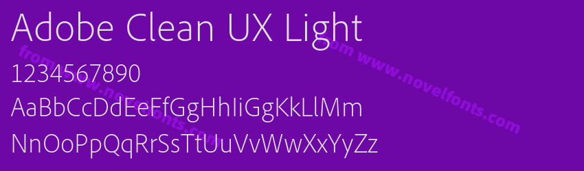 Adobe Clean UX LightPreview Adobe Clean UX LightPreview