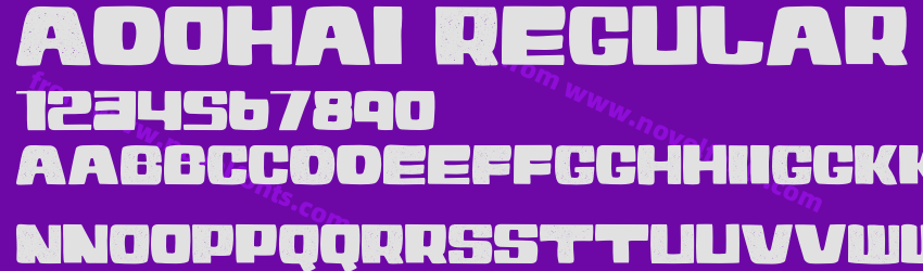 Adohai RegularPreview Adohai RegularPreview