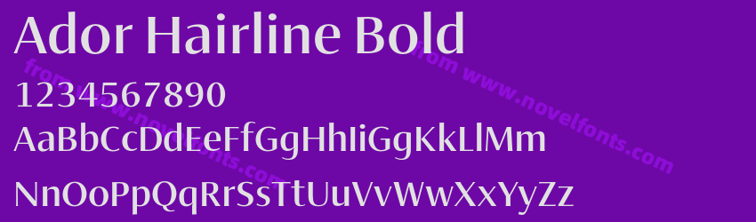 Ador Hairline BoldPreview