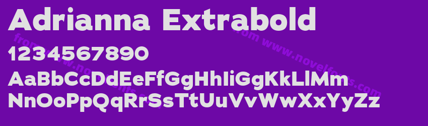 Adrianna ExtraboldPreview Adrianna ExtraboldPreview