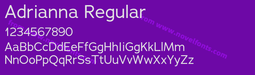 Adrianna RegularPreview Adrianna RegularPreview