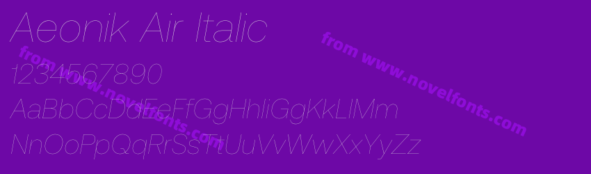 Aeonik Air ItalicPreview Aeonik Air ItalicPreview