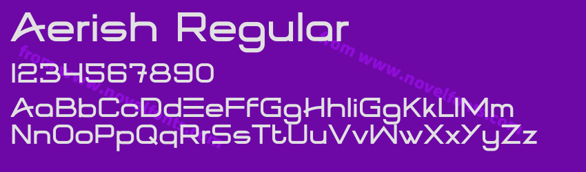 Aerish RegularPreview Aerish RegularPreview