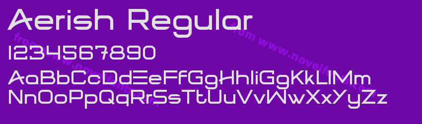 Aerish RegularPreview Aerish RegularPreview