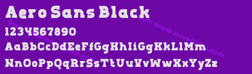 Aero Sans BlackPreview Aero Sans BlackPreview