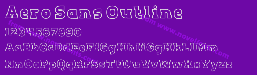 Aero Sans OutlinePreview Aero Sans OutlinePreview