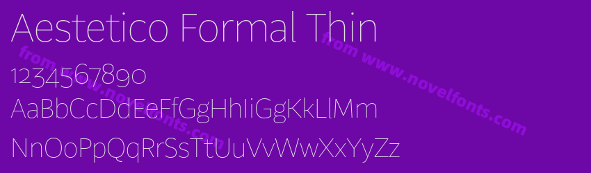 Aestetico Formal ThinPreview
