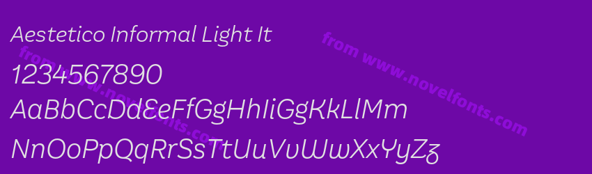 Aestetico Informal Light ItPreview Aestetico Informal Light ItPreview