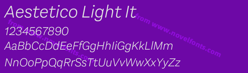 Aestetico Light ItPreview