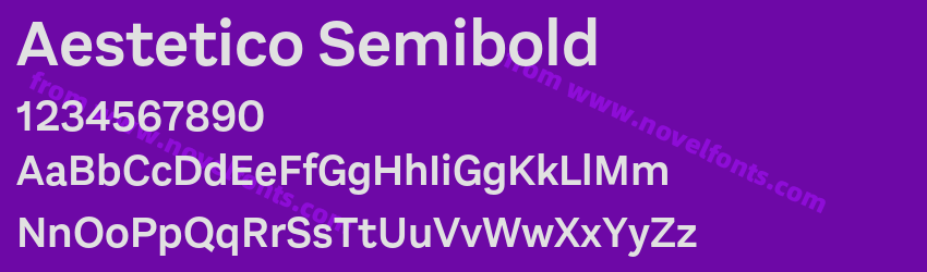 Aestetico SemiboldPreview Aestetico SemiboldPreview
