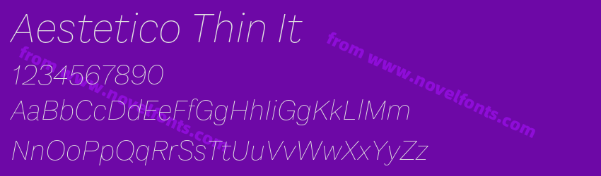 Aestetico Thin ItPreview Aestetico Thin ItPreview