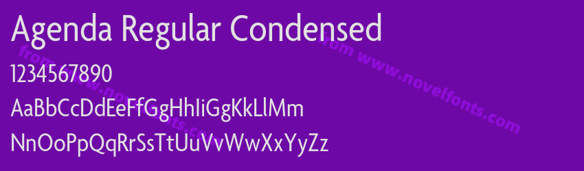 Agenda Regular CondensedPreview Agenda Regular CondensedPreview