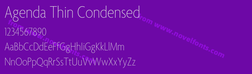 Agenda Thin CondensedPreview Agenda Thin CondensedPreview