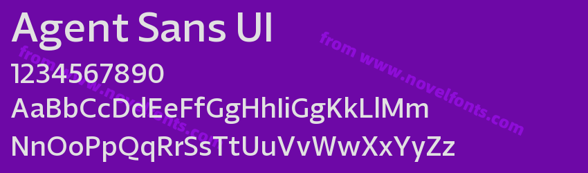 Agent Sans UIPreview