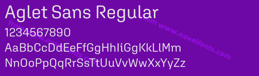 Aglet Sans RegularPreview Aglet Sans RegularPreview