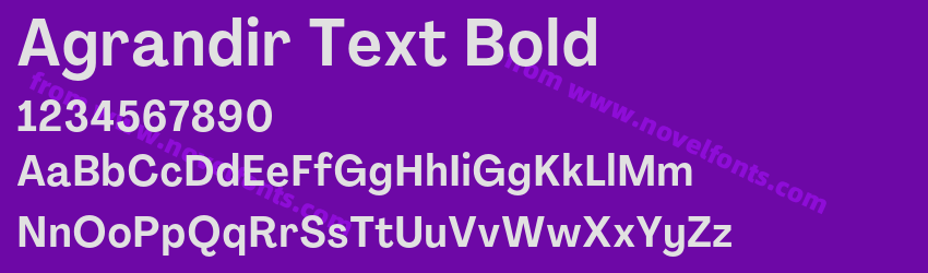 Agrandir Text BoldPreview Agrandir Text BoldPreview